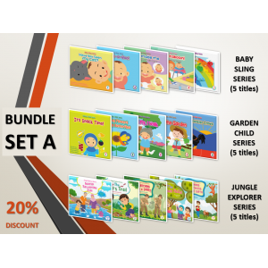 BUNDLE SET A: Baby Sling Series + Garden Child Series + Jungle Explorer Series